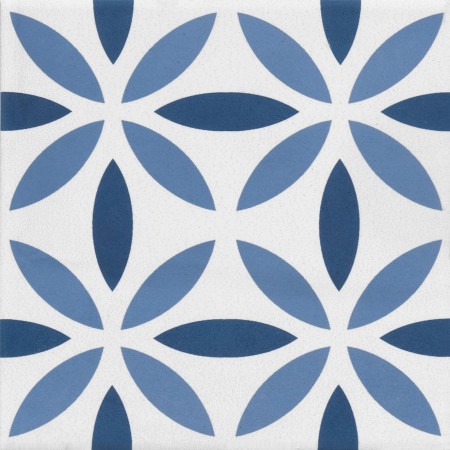 TONALITE AQUAREL DECORO ANTARES BLU 15X15