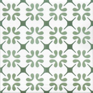 TONALITE AQUAREL DECORO POLARIS VERDE 15X15