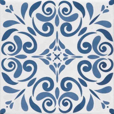 TONALITE AQUAREL DECORO VEGA BLU 15X15