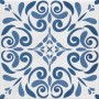 TONALITE AQUAREL DECORO STARS BLU 15X15