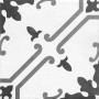 TONALITE AQUAREL DECORO STARS GRIGIO 15X15