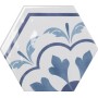 TONALITE EXABRIGHT DECORO MIX BLU E BIANCO 15,3X17,5