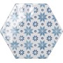 TONALITE EXABRIGHT DECORO MIX BLU E BIANCO 15,3X17,5