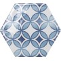 TONALITE EXABRIGHT DECORO MIX BLU E BIANCO 15,3X17,5