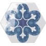 TONALITE EXABRIGHT DECORO MIX BLU E BIANCO 15,3X17,5