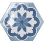 TONALITE EXABRIGHT DECORO MIX BLU E BIANCO 15,3X17,5