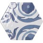 TONALITE EXABRIGHT DECORO MIX BLU E BIANCO 15,3X17,5