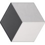 TONALITE EXAMATT DECORO TREDI NERO 15X17,1