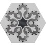 TONALITE EXAMATT DECORO MIX BIANCO 15X17,1