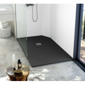 FIORA SILEX EXTRAPIANO NEGRO PIATTO DOCCIA
