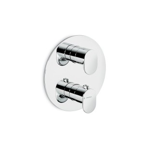 NEWFORM  LINFA II MISCELATORE DOCCIA TERMOSTATICO AD INCASSO 2 USCITE