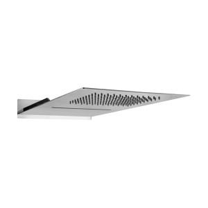 AQUAELITE MINIMAL SOFFIONE A PARETE 480X250 MM - H.2 MM