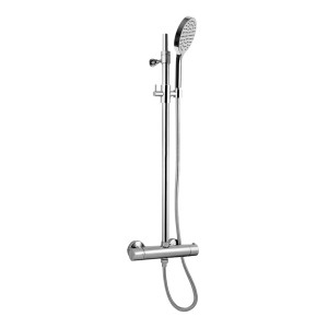 AQUAELITE COLONNA DOCCIA C/MISCELATORE TERMOSTATICO E DOCCETTA 3 GETTI