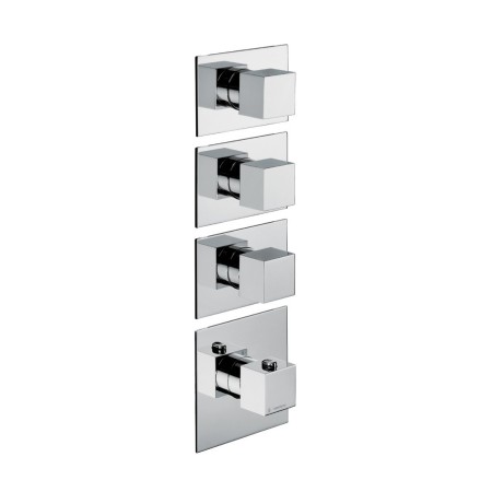 NEWFORM  NEWFORM MISCELATORE TERMOSTATICO MULTIUTENZA DOCCIA AD INCASSO 3 USCITE