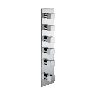 NEWFORM  NEWFORM MISCELATORE TERMOSTATICO MULTIUTENZA DOCCIA AD INCASSO 5 USCITE