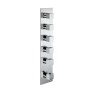 NEWFORM  NEWFORM MISCELATORE TERMOSTATICO MULTIUTENZA DOCCIA AD INCASSO 5 USCITE