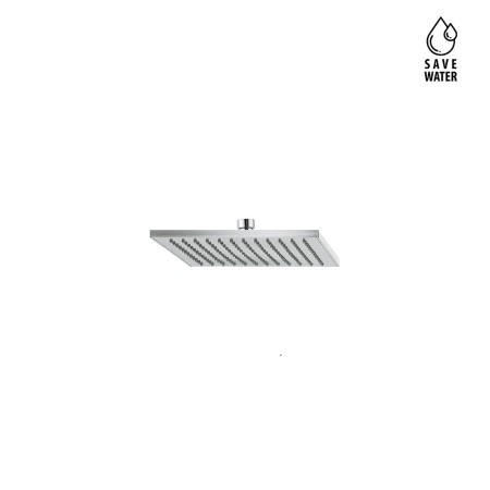 NEWFORM  NEWFORM SOFFIONE QUADRO IN ABS 200X200 MM PIOGGIA