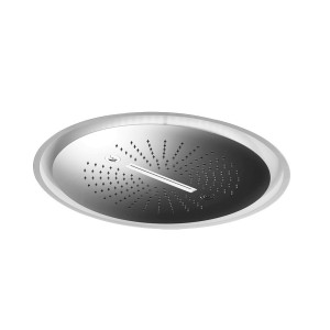 NEWFORM  NEWFORM SOFFIONE TONDO AD INCASSO Ø 500 MM MULTIFUNZIONE C/ILLUMINAZIONE MULTICOLORE AUTOMATICO