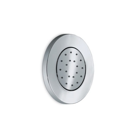 NEWFORM  SOFFIONE TONDO DA PARETE IN OTTONE