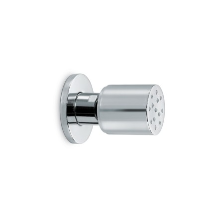 NEWFORM  SOFFIONE LATERALE CILINDRICO SNODATO IN OTTONE