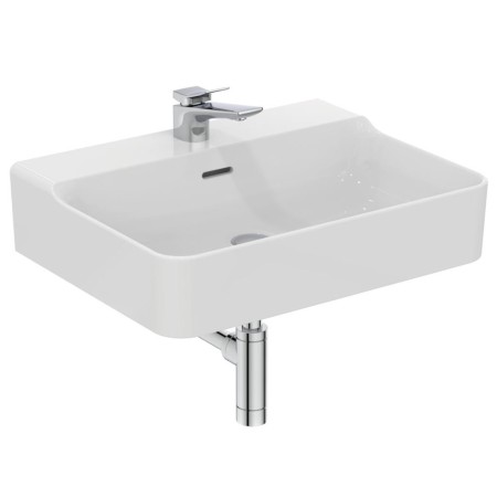 IDEAL STANDARD CONCA LAVABO DA APPOGGIO RETTANGOLARE 600X450 MM C/TROPPOPIENO E 1 FORO