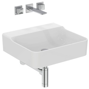 IDEAL STANDARD CONCA LAVABO RETTANGOLARE 500X450 MM S/TROPPOPIENO E SENZA FORI