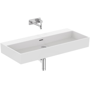 IDEAL STANDARD EXTRA LAVABO RETTANGOLARE 1000X450 C/TROPPOPIENO E SENZA FORI