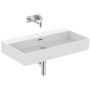 IDEAL STANDARD EXTRA LAVABO RETTANGOLARE 800X450 C/TROPPOPIENO E SENZA FORI