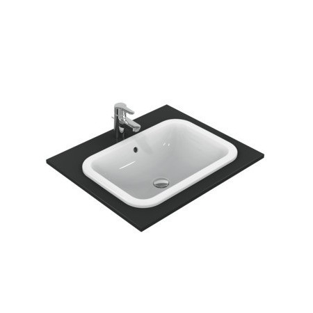 IDEAL STANDARD CONNECT - LAVABO 580 MM DA INCASSO SOPRAPIANO S/FORO RUBINETTERIA