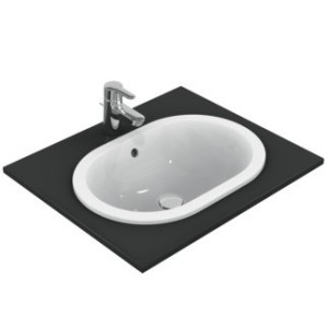 IDEAL STANDARD CONNECT - LAVABO 550 MM DA INCASSO SOPRAPIANO S/FORO RUBINETTERIA