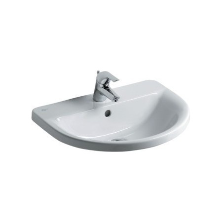 IDEAL STANDARD CONNECT - LAVABO 550 MM DA INCASSO SOPRAPIANO C/FORO RUBINETTERIA