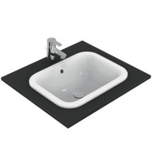 IDEAL STANDARD CONNECT - LAVABO 500 MM DA INCASSO SOPRAPIANO S/FORO RUBINETTERIA