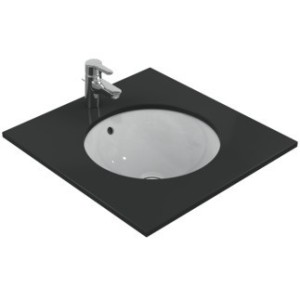 IDEAL STANDARD CONNECT - LAVABO 480 MM DA INCASSO SOTTOPIANO ROTONDO