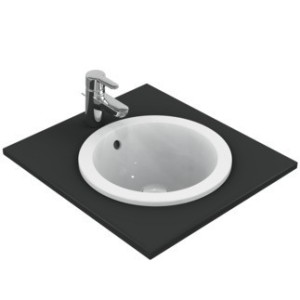 IDEAL STANDARD CONNECT - LAVABO 380 MM DA INCASSO SOPRAPIANO S/FORO RUBINETTERIA