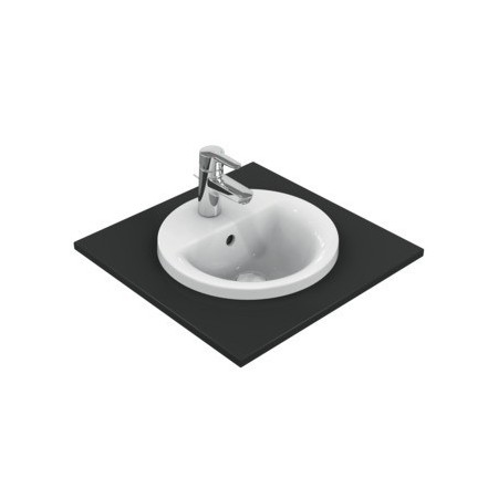 IDEAL STANDARD CONNECT - LAVABO 380 MM DA INCASSO SOPRAPIANO C/FORO RUBINETTERIA