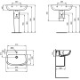 IDEAL STANDARD ESEDRA LAVABO 650MM