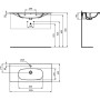 IDEAL STANDARD TESI LAVABO TOP 1000MM BIANCO LUCIDO