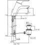 IDEAL STANDARD CERAMIX BLU MISCELATORE LAVABO C/TUBI FLESSIBILI