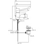 IDEAL STANDARD CERAPLAN III MISCELATORE LAVABO A LEVA LUNGA