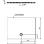 IDEAL STANDARD STRADA PIATTO DOCCIA 120x90 ULTRASOTTILE IN CERAMICA ANTISCIVOLO