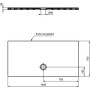 IDEAL STANDARD STRADA PIATTO DOCCIA 140x70 ULTRASOTTILE IN CERAMICA ANTISCIVOLO