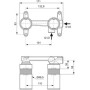 IDEAL STANDARD CERAPLAN MISCELATORE LAVABO A PARETE