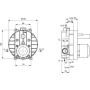 IDEAL STANDARD CERAPLAN MISCELATORE AD INCASSO PER VASCA/DOCCIA