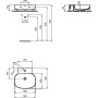 IDEAL STANDARD LINDA-X LAVABO 50X48 CM C/TROPPOPIENO 1 FORO