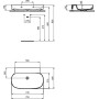 IDEAL STANDARD LINDA-X LAVABO 75 CM S/TROPPOPIENO S/FORI