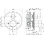 IDEAL STANDARD CERALINE MISCELATORE AD INCASSO PER VASCA/DOCCIA
