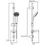IDEAL STANDARD IDEALRAIN ASTA DOCCIA M3