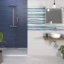IDEA CERAMICA NAIF VELLUTO BLU 25X75