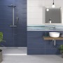 IDEA CERAMICA NAIF VELLUTO BLU 25X75