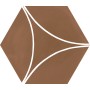 MARAZZI CEMENTUM COTTO DECORO ARCO 21X18.2
